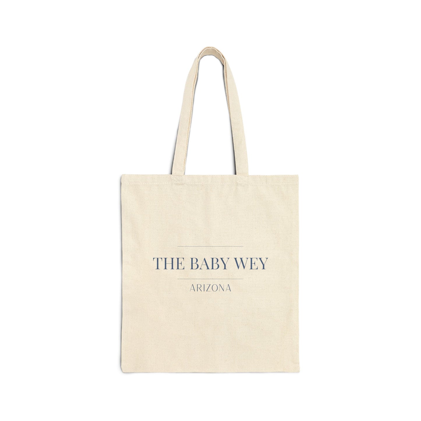 The Baby Wey Arizona Cotton Canvas Tote Bag, Eco-Friendly Shopping Bag