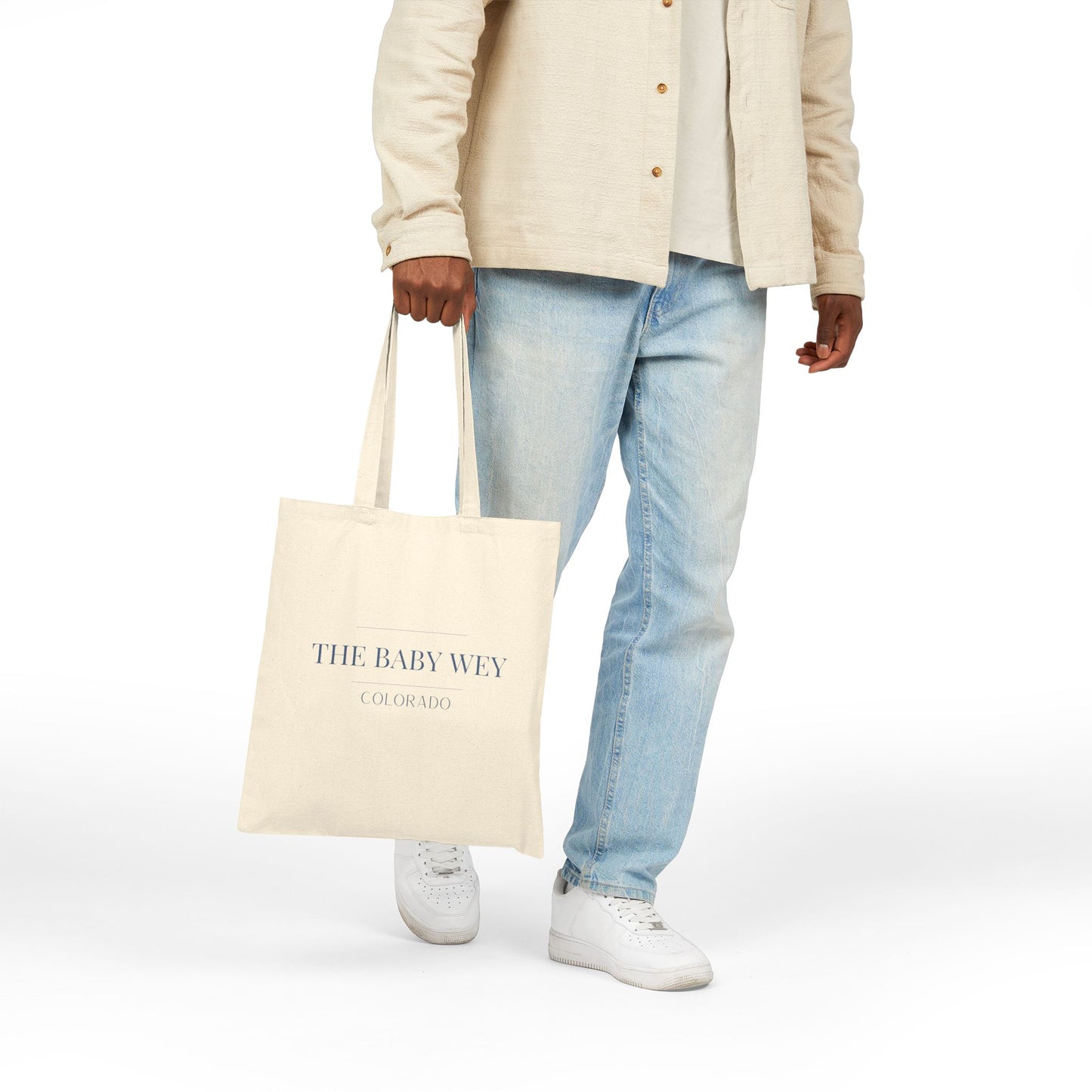 The Baby Wey Colorado Cotton Canvas Tote Bag, Eco-Friendly Shopping Bag