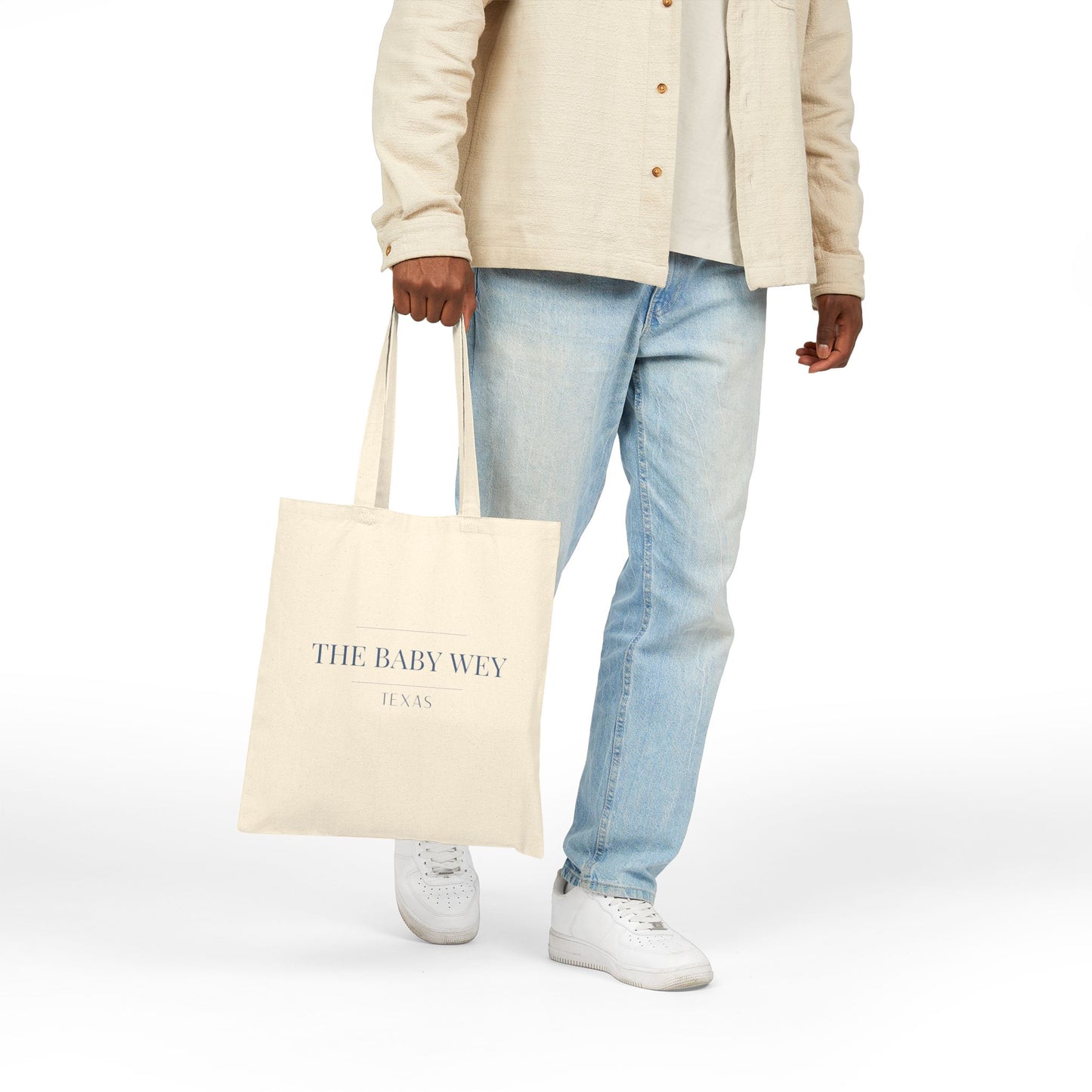 The Baby Wey Texas Cotton Canvas Tote Bag, Eco-Friendly Shopping Bag