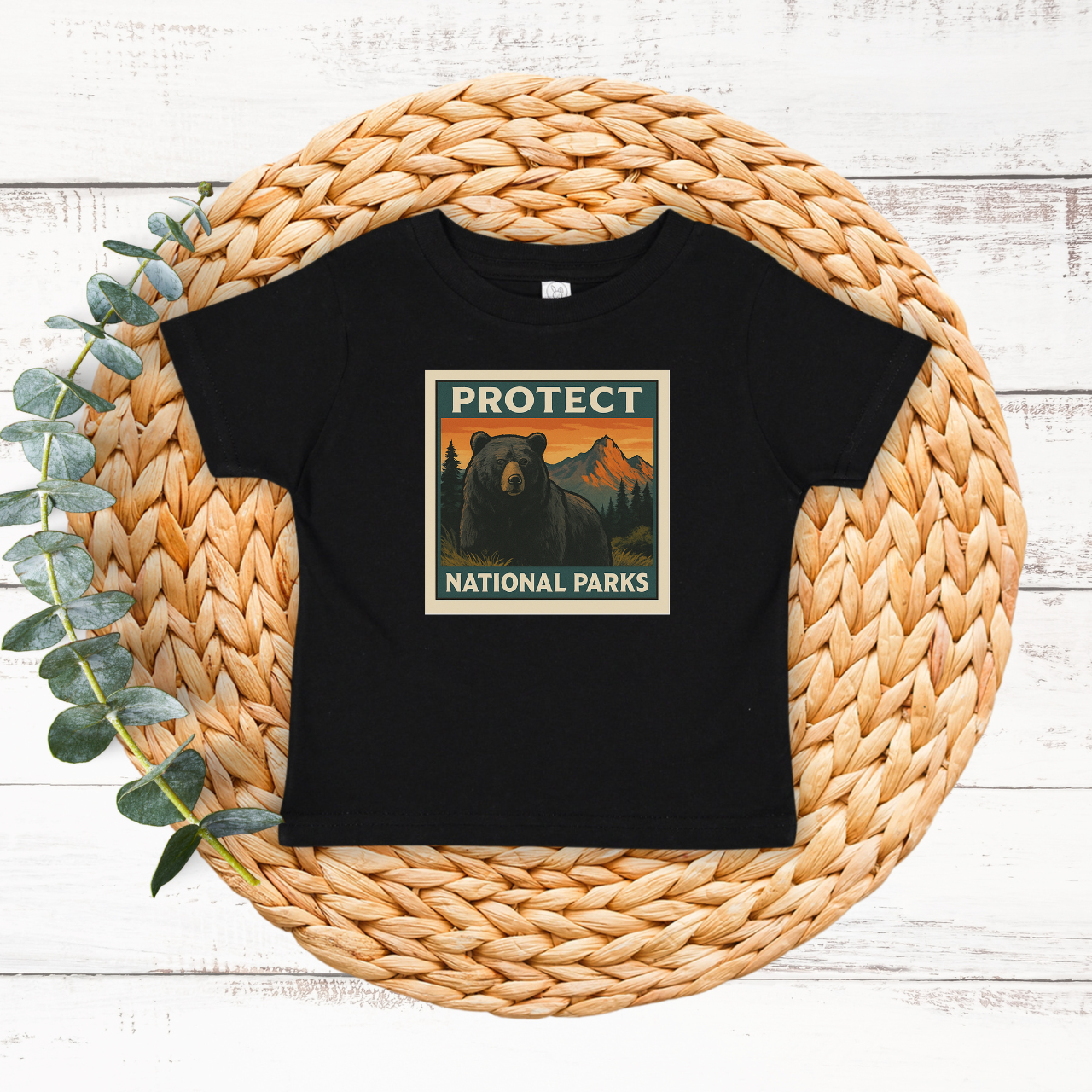 Protect National Parks Infant Tee, Cute Baby Shirt, Eco-Friendly Toddler Top, Nature Lover Gift, Adventure Baby Clothes