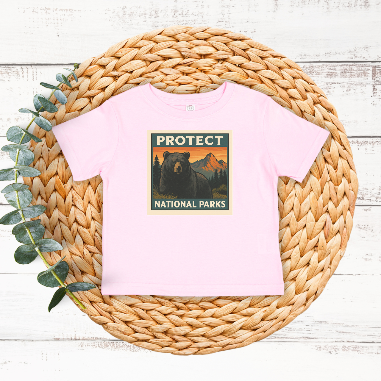 Protect National Parks Infant Tee, Cute Baby Shirt, Eco-Friendly Toddler Top, Nature Lover Gift, Adventure Baby Clothes