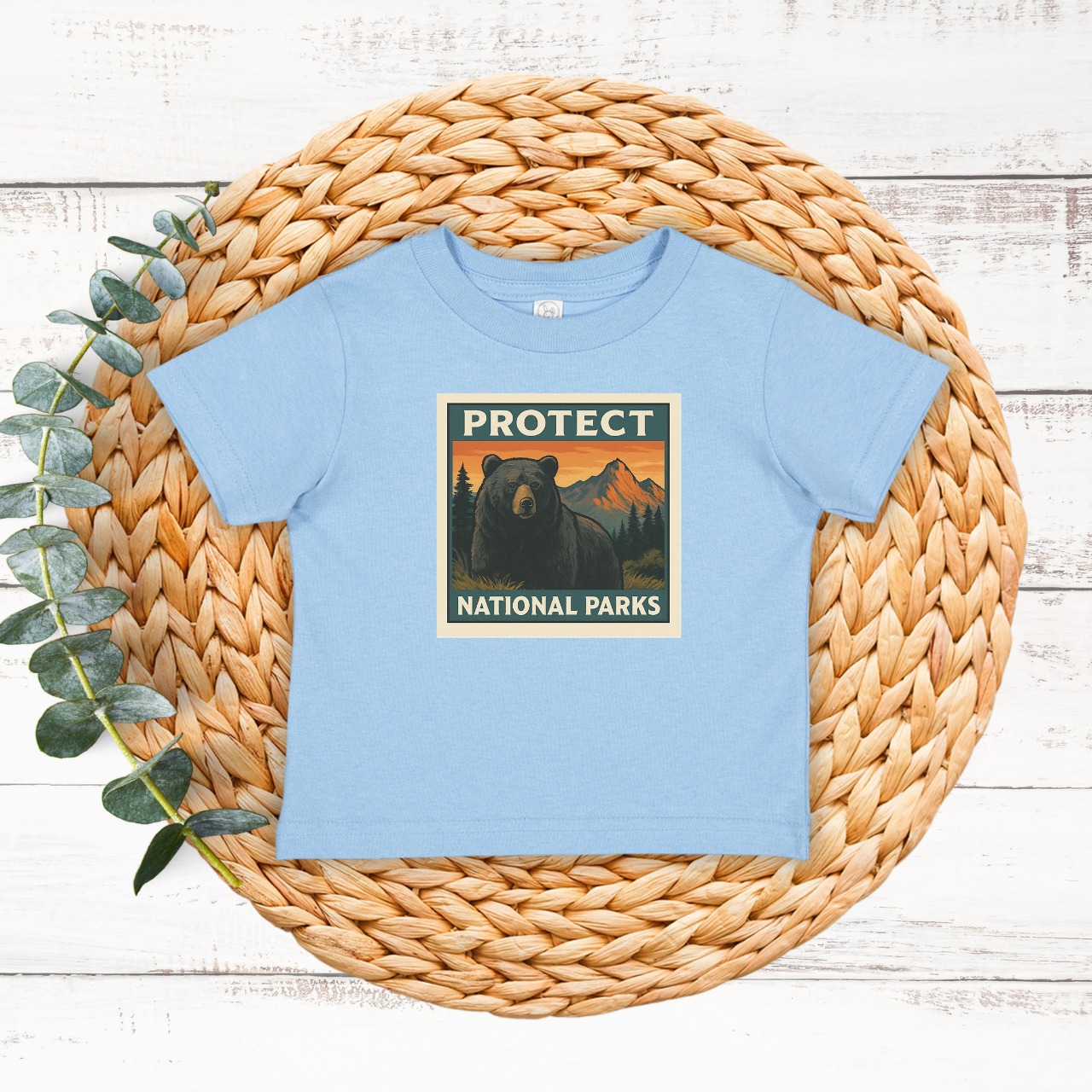 Protect National Parks Infant Tee, Cute Baby Shirt, Eco-Friendly Toddler Top, Nature Lover Gift, Adventure Baby Clothes