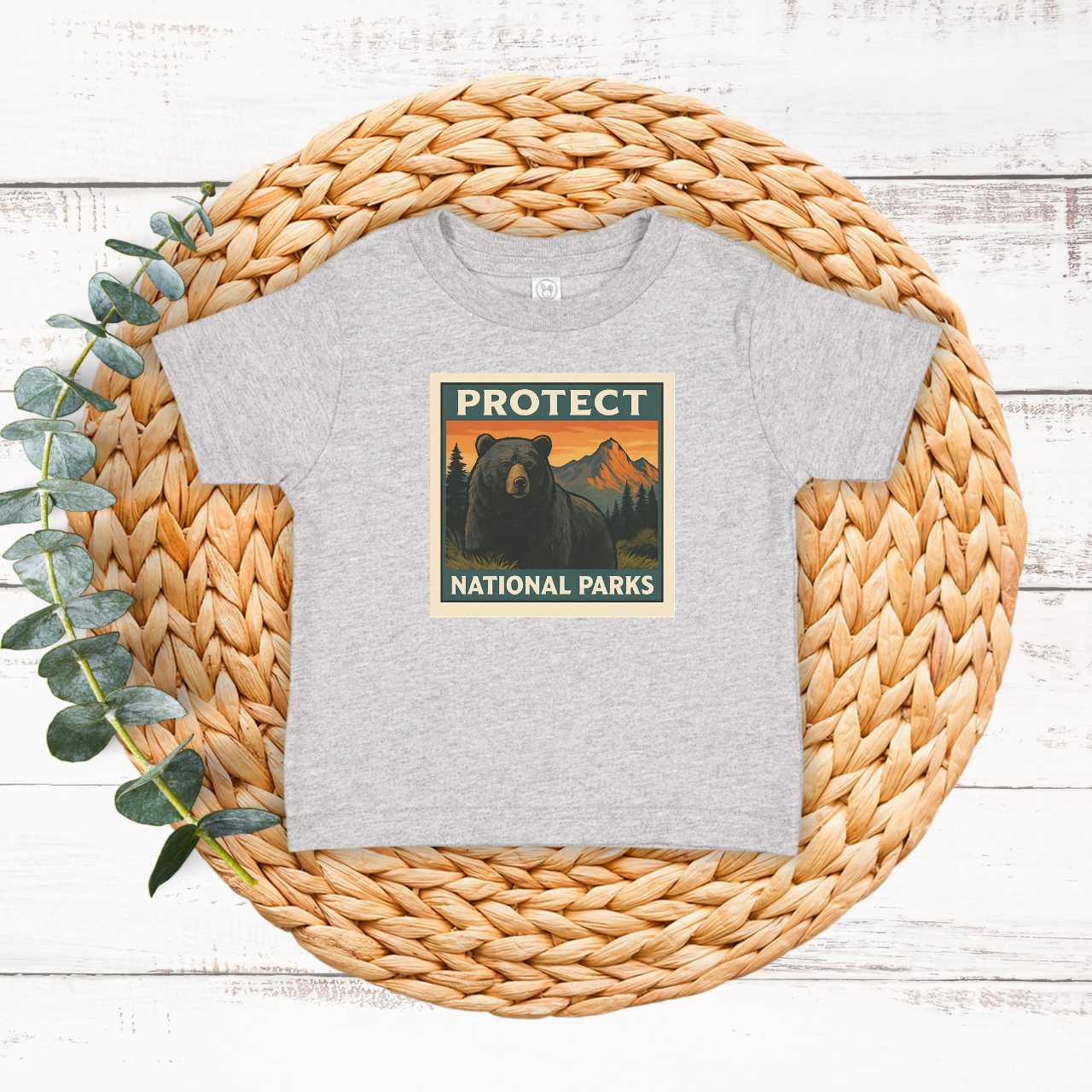 Protect National Parks Infant Tee, Cute Baby Shirt, Eco-Friendly Toddler Top, Nature Lover Gift, Adventure Baby Clothes