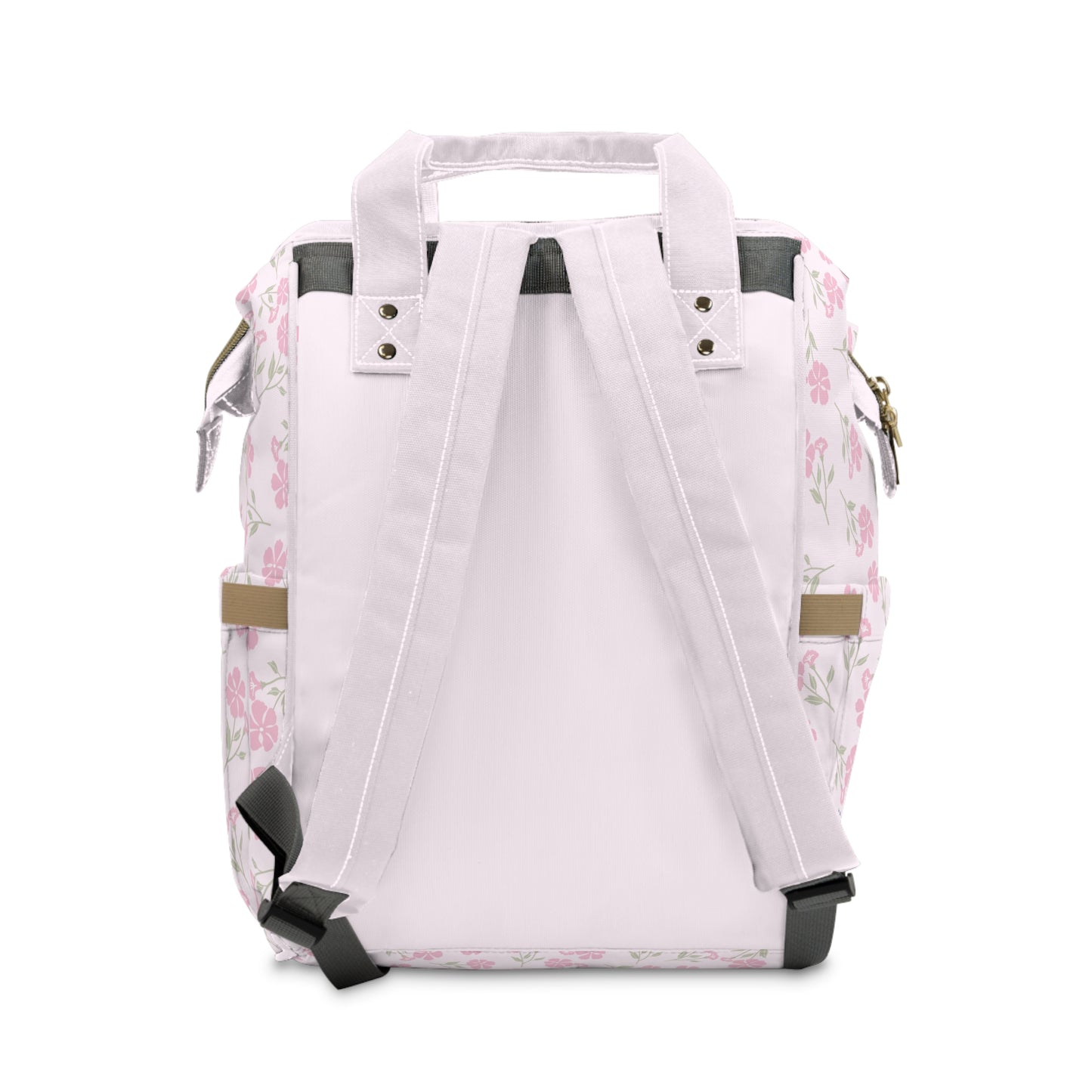 Pink Floral with Bows Diaper Backpack, Toddler Backpack, Girls Dance Bag