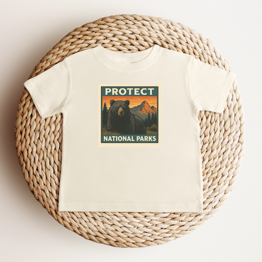 Protect National Parks Infant Tee, Cute Baby Shirt, Eco-Friendly Toddler Top, Nature Lover Gift, Adventure Baby Clothes