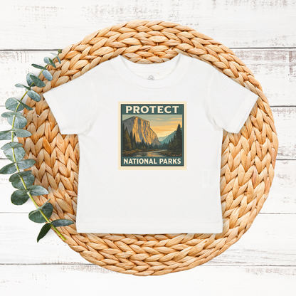 Protect National Parks Infant Tee, Cute Baby Shirt, Eco-Friendly Toddler Clothing, Nature Lover Baby Gift, Earth Day Apparel