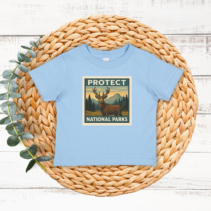 Protect National Parks Infant Tee, Eco-Friendly Baby Shirt, Cute Toddler Shirt, Outdoor Adventure Outfit, Gift for New Parents