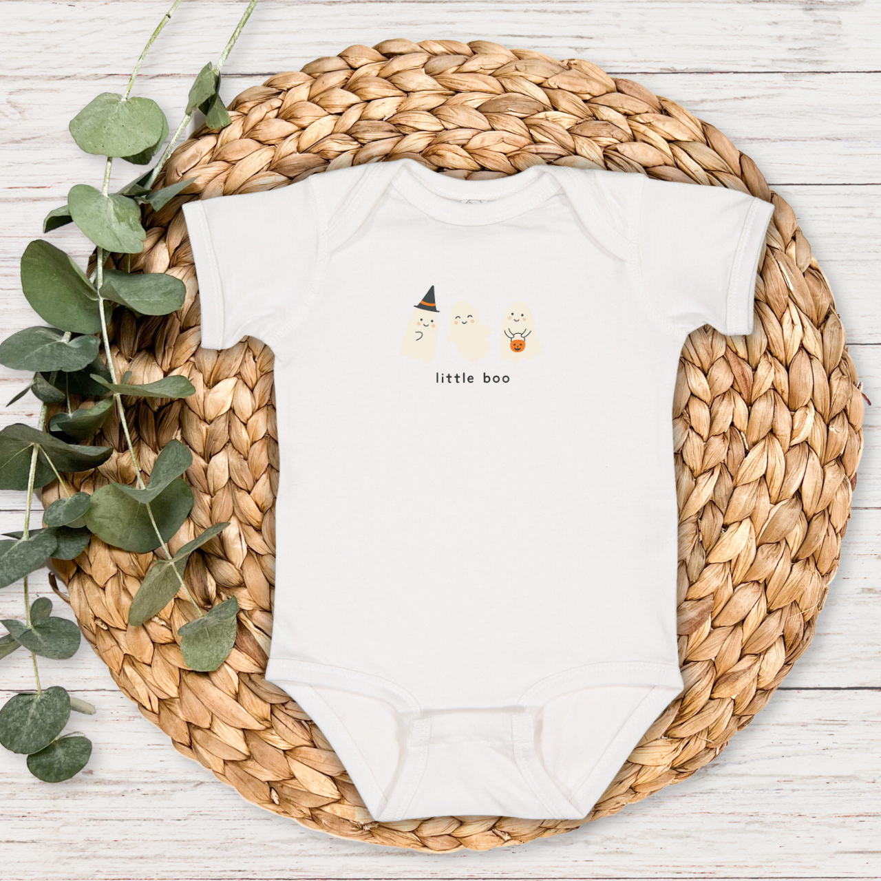 little boo Adorable Halloween Baby Bodysuit, Cute Infant Onesie, The Baby Wey Halloween Outfit, Toddler Costume