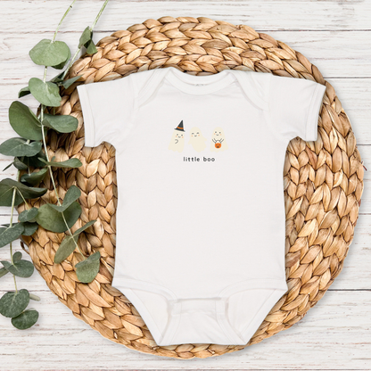 little boo Adorable Halloween Baby Bodysuit, Cute Infant Onesie, The Baby Wey Halloween Outfit, Toddler Costume