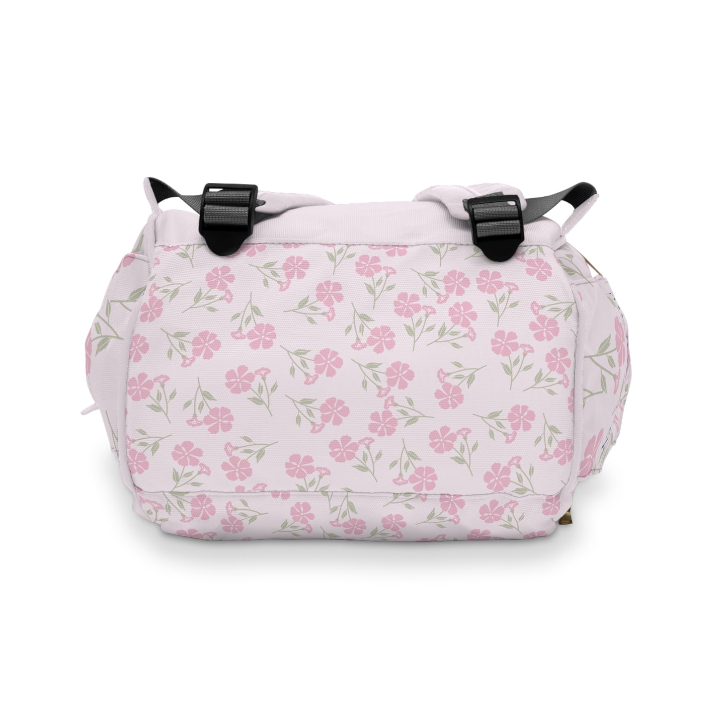 Pink Floral with Bows Diaper Backpack, Toddler Backpack, Girls Dance Bag